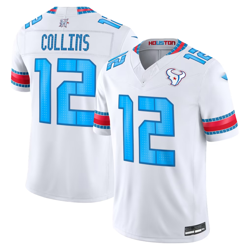 Tocy H.Texans #12 Nico Collins White 2026 Rivalries Collection Limited Stitched Jerseys
