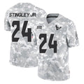 tocy H.Texans #24 Derek Stingley Jr. Player Arctic Camo Salute To Service Limited Game Stitched Jerseys