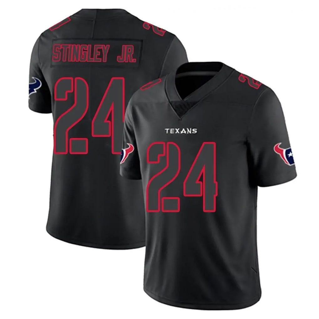 tocy H.Texans #24 Derek Stingley Jr. Player Black Impact Limited Game Stitched Jerseys