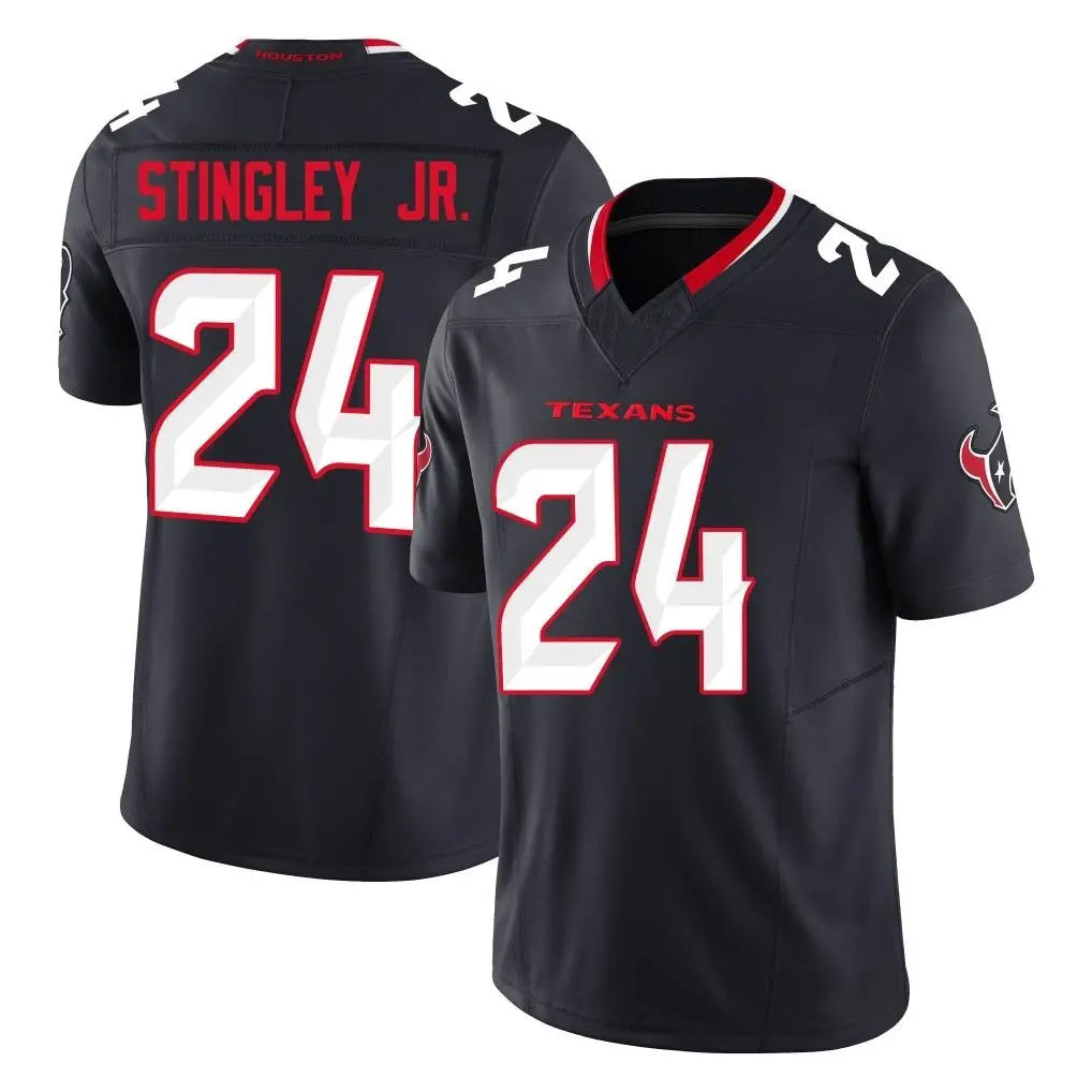 tocy H.Texans #24 Derek Stingley Jr. Player Navy Limited Alternate Vapor F.U.S.E. Home Game Stitched Jerseys