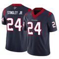 tocy H.Texans #24 Derek Stingley Jr. Player Navy Limited Vapor F.U.S.E. Home Game Stitched Jerseys