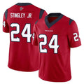 tocy H.Texans #24 Derek Stingley Jr. Player Red Limited Vapor F.U.S.E. Home Game Stitched Jerseys