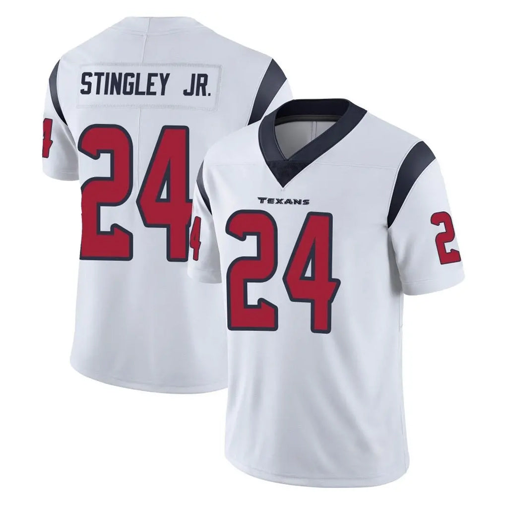tocy H.Texans #24 Derek Stingley Jr. Player White Limited Vapor Untouchable Home Game Stitched Jerseys