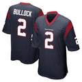 tocy H.Texans #2 Calen Bullock Player Navy Home Game Stitched Jerseys