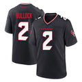 tocy H.Texans #2 Calen Bullock Player Navy Team Home Game Stitched Jerseys