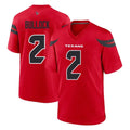 tocy H.Texans #2 Calen Bullock Player Red Alternate Home Game Stitched Jerseys