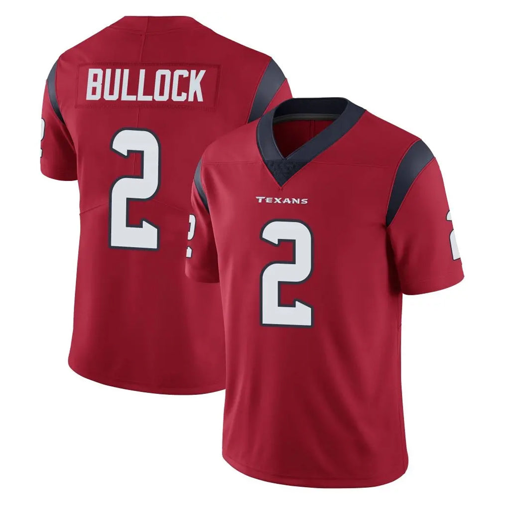 tocy H.Texans #2 Calen Bullock Player Red Limited Vapor Untouchable Home Game Stitched Jerseys
