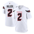 tocy H.Texans #2 Calen Bullock Player White Home Game Stitched Jerseys