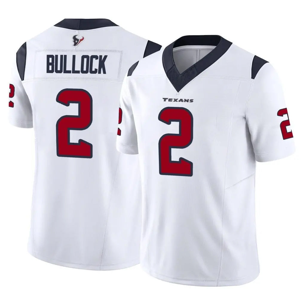 tocy H.Texans #2 Calen Bullock Player White Limited Vapor F.U.S.E. Home Game Stitched Jerseys