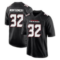 tocy H.Texans #32 David Montgomery Player Carbon Black Fashion Home Game Stitched Jerseys