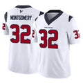 tocy H.Texans #32 David Montgomery Player White Limited Vapor F.U.S.E. Home Game Stitched Jerseys