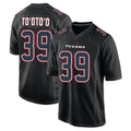tocy H.Texans #39 Henry To'oTo'o Player Black Fashion Home Game Stitched Jerseys