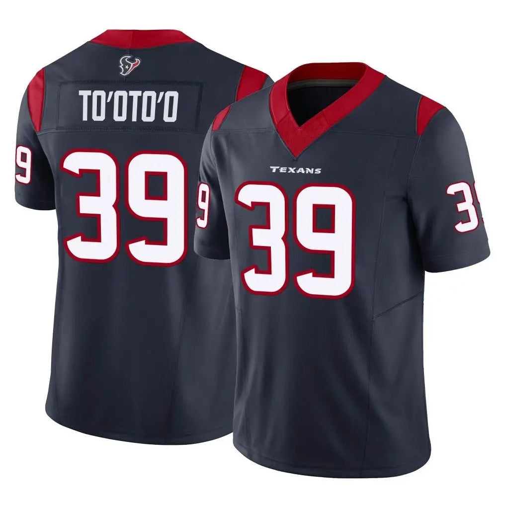 tocy H.Texans #39 Henry To'oTo'o Player Navy Limited Vapor F.U.S.E. Home Game Stitched Jerseys
