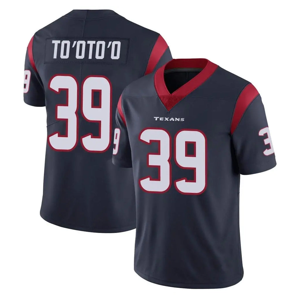 tocy H.Texans #39 Henry To'oTo'o Player Navy Limited Vapor Untouchable Home Game Stitched Jerseys