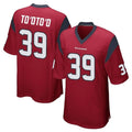 tocy H.Texans #39 Henry To'oTo'o Player Red Home Game Stitched Jerseys