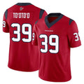 tocy H.Texans #39 Henry To'oTo'o Player Red Limited Vapor F.U.S.E. Home Game Stitched Jerseys