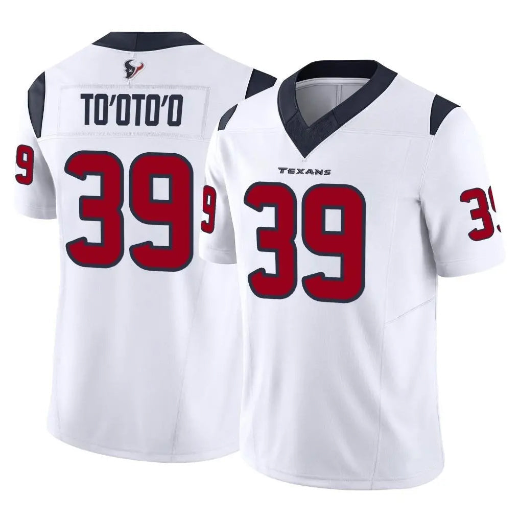 tocy H.Texans #39 Henry To'oTo'o Player White Limited Vapor F.U.S.E. Home Game Stitched Jerseys
