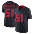 tocy H.Texans #51 Will Anderson Jr. Player Navy Limited 2nd Alternate Vapor F.U.S.E. Home Game Stitched Jerseys