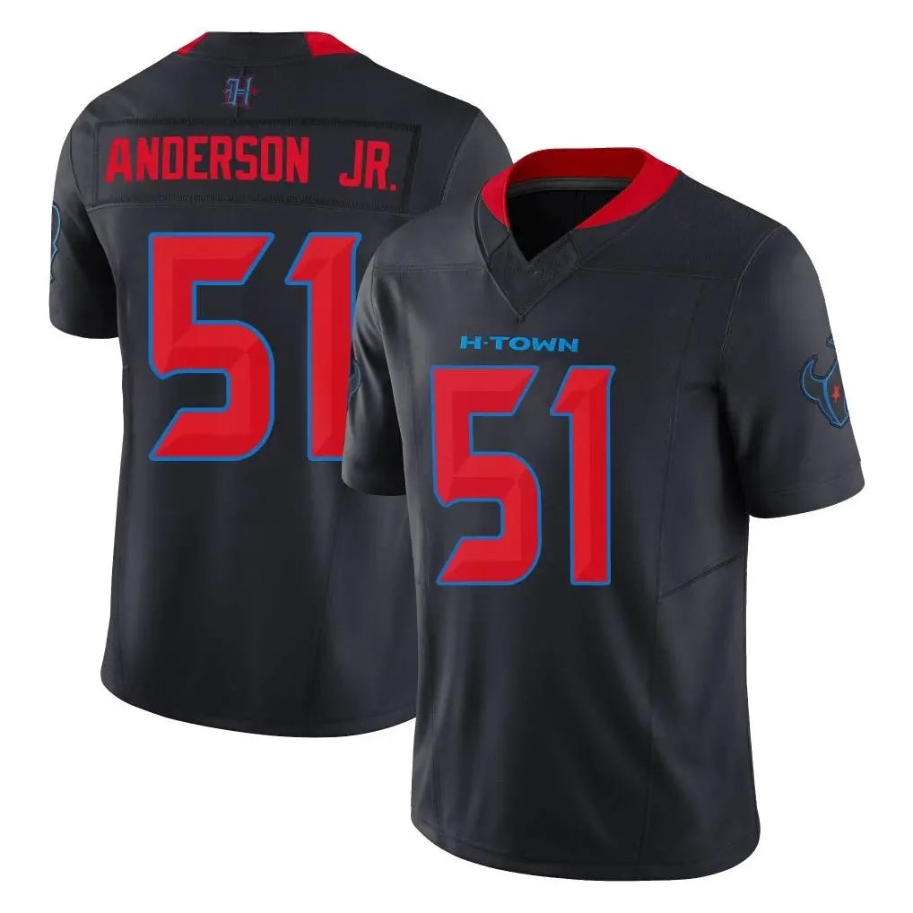 tocy H.Texans #51 Will Anderson Jr. Player Navy Limited 2nd Alternate Vapor F.U.S.E. Home Game Stitched Jerseys