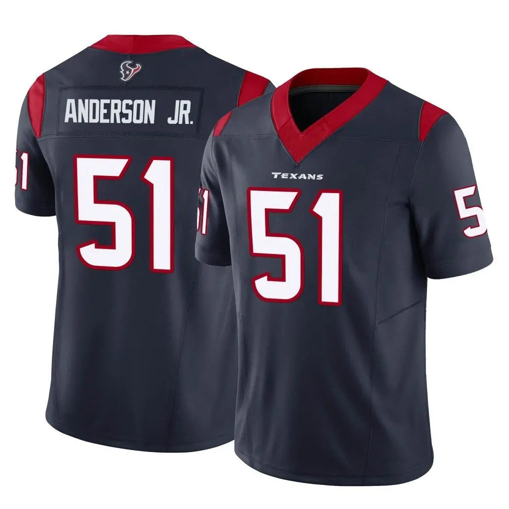 tocy H.Texans #51 Will Anderson Jr. Player Navy Limited Vapor F.U.S.E. Home Game Stitched Jerseys