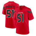 tocy H.Texans #51 Will Anderson Jr. Player Red Alternate Home Game Stitched Jerseys