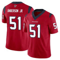 tocy H.Texans #51 Will Anderson Jr. Player Red Limited Vapor F.U.S.E. Home Game Stitched Jerseys