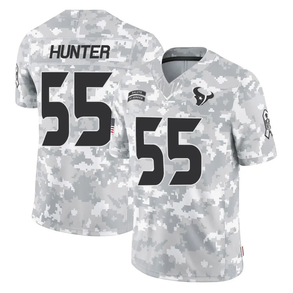 tocy H.Texans #55 Danielle Hunter Player Arctic Camo Salute To Service Limited Game Stitched Jerseys