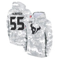 tocy H.Texans #55 Danielle Hunter Player Arctic Camo Salute to Service Hoodies Limited Game Stitched Jerseys