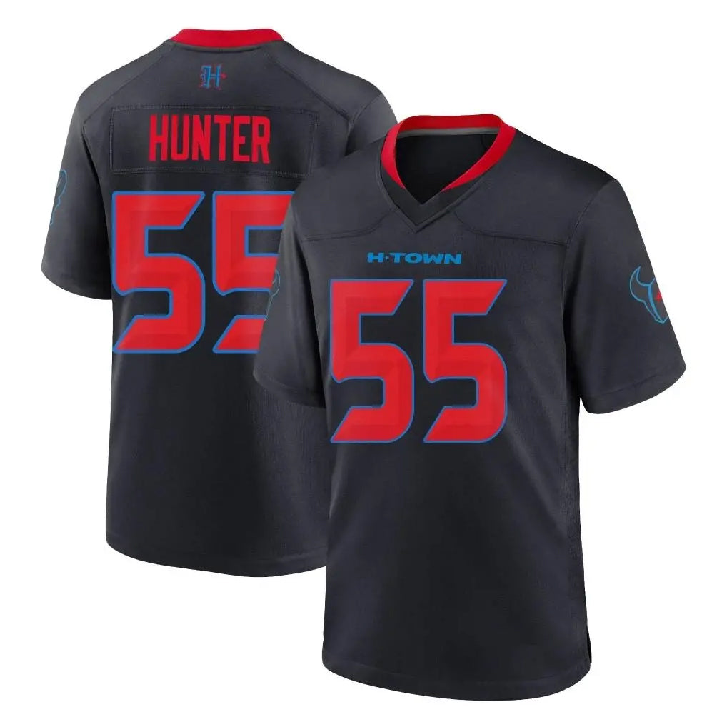tocy H.Texans #55 Danielle Hunter Player Navy 2nd Alternate Home Game Stitched Jerseys