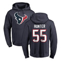 tocy H.Texans #55 Danielle Hunter Player Navy Pro Line Pullover Hoodie Limited Game Stitched Jerseys