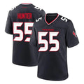 tocy H.Texans #55 Danielle Hunter Player Navy Team Home Game Stitched Jerseys