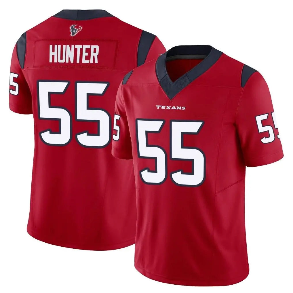 tocy H.Texans #55 Danielle Hunter Player Red Limited Vapor F.U.S.E. Home Game Stitched Jerseys