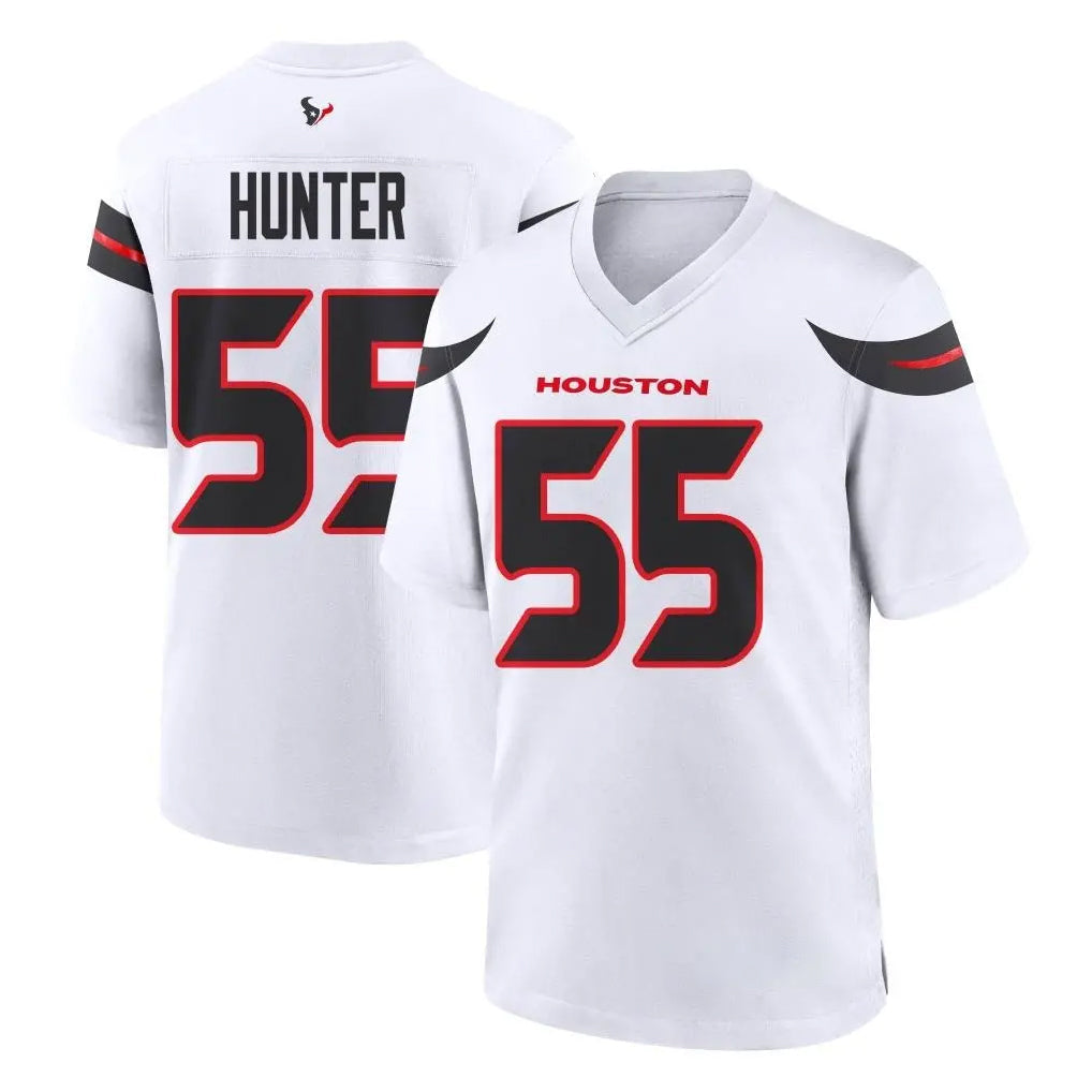 tocy H.Texans #55 Danielle Hunter Player White Home Game Stitched Jerseys