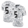 tocy H.Texans #5 Jalen Pitre Player Arctic Camo Salute To Service Limited Game Stitched Jerseys