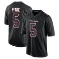 tocy H.Texans #5 Jalen Pitre Player Black Fashion Home Game Stitched Jerseys