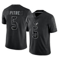 tocy H.Texans #5 Jalen Pitre Player Black Reflective Limited Game Stitched Jerseys