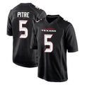 tocy H.Texans #5 Jalen Pitre Player Carbon Black Fashion Home Game Stitched Jerseys