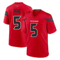 tocy H.Texans #5 Jalen Pitre Player Red Alternate Home Game Stitched Jerseys
