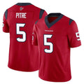 tocy H.Texans #5 Jalen Pitre Player Red Limited Vapor F.U.S.E. Home Game Stitched Jerseys