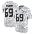 tocy H.Texans #69 Ed Ingram Player Arctic Camo Salute To Service Limited Game Stitched Jerseys