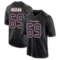 tocy H.Texans #69 Ed Ingram Player Black Fashion Home Game Stitched Jerseys