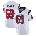 tocy H.Texans #69 Ed Ingram Player White Limited Vapor Untouchable Home Game Stitched Jerseys