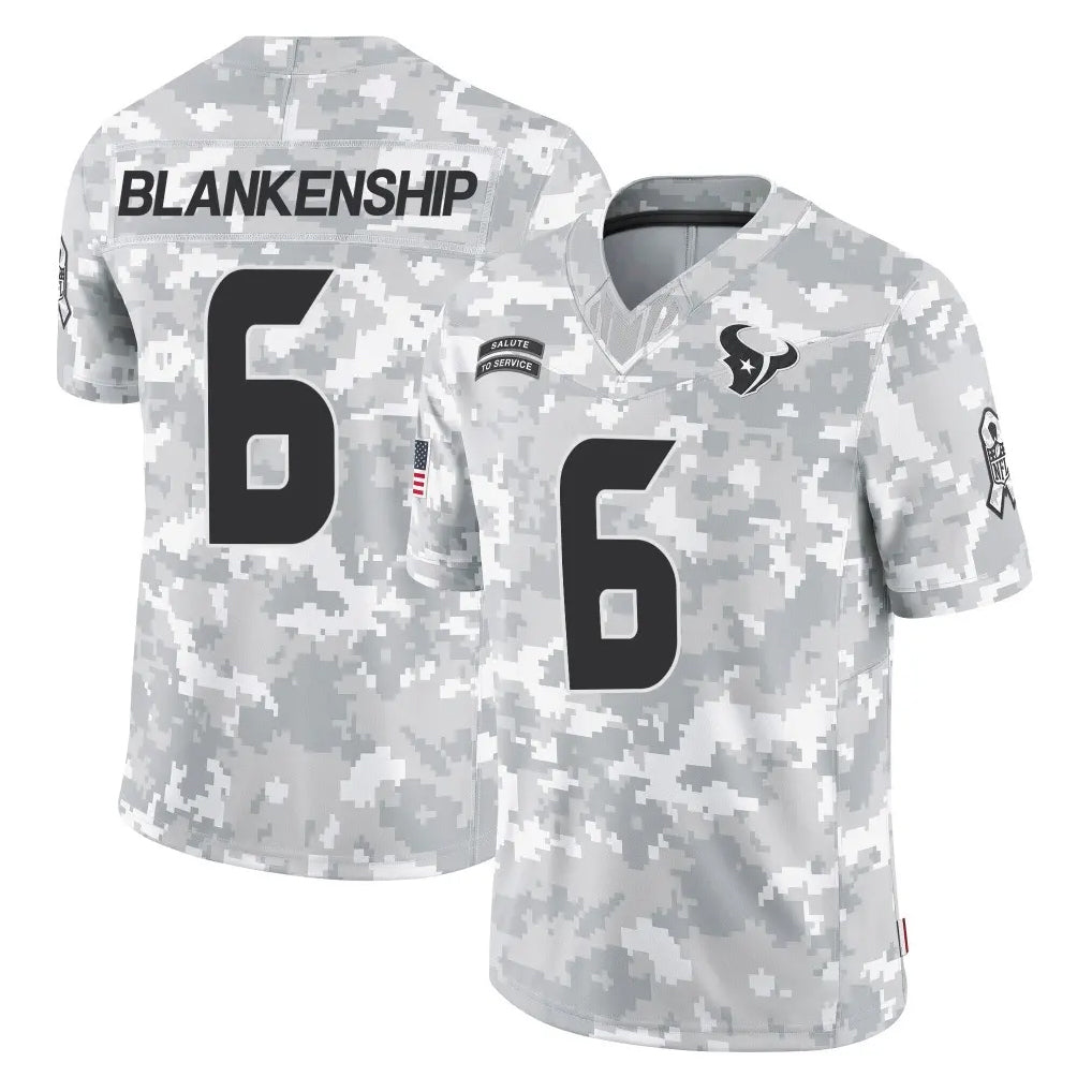 tocy H.Texans #6 Reed Blankenship Player Arctic Camo Salute To Service Limited Game Stitched Jerseys