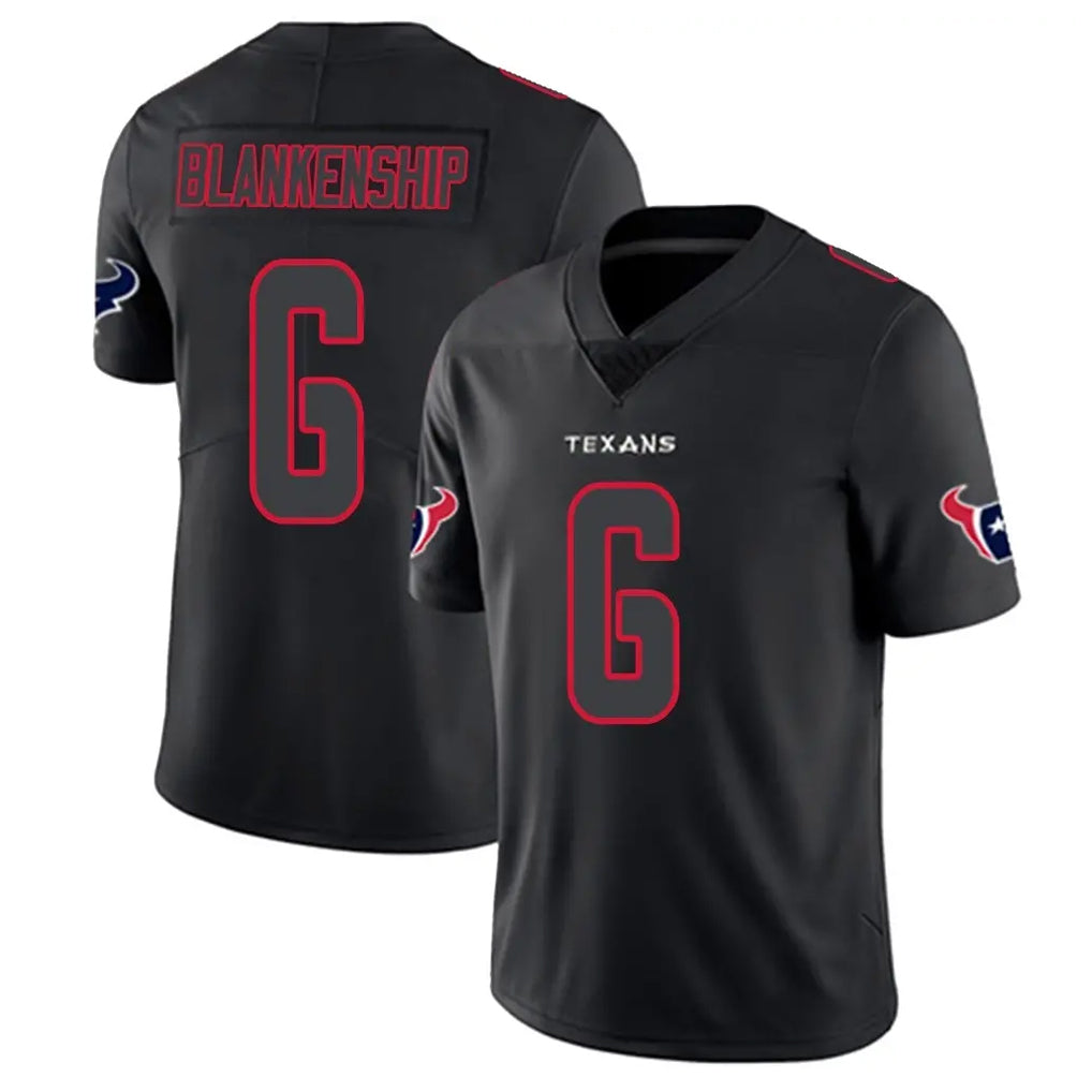 tocy H.Texans #6 Reed Blankenship Player Black Impact Limited Game Stitched Jerseys