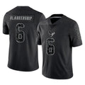 tocy H.Texans #6 Reed Blankenship Player Black Reflective Limited Game Stitched Jerseys