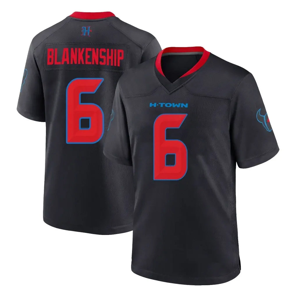 tocy H.Texans #6 Reed Blankenship Player Navy 2nd Alternate Home Game Stitched Jerseys