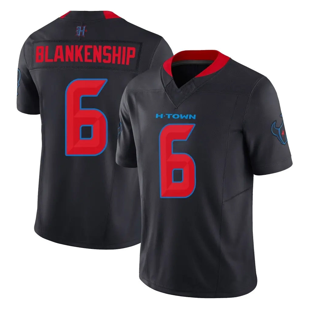 tocy H.Texans #6 Reed Blankenship Player Navy Limited 2nd Alternate Vapor F.U.S.E. Home Game Stitched Jerseys