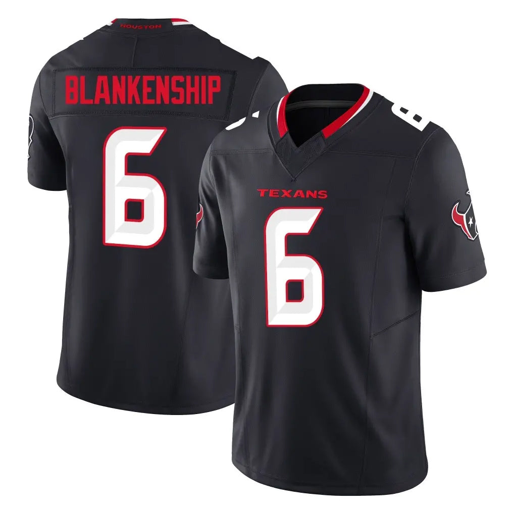 tocy H.Texans #6 Reed Blankenship Player Navy Limited Alternate Vapor F.U.S.E. Home Game Stitched Jerseys