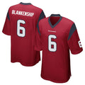 tocy H.Texans #6 Reed Blankenship Player Red Home Game Stitched Jerseys