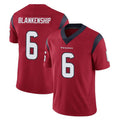 tocy H.Texans #6 Reed Blankenship Player Red Limited Vapor Untouchable Home Game Stitched Jerseys